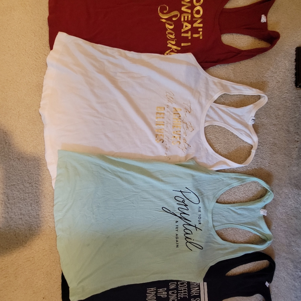 Set of 4 Workout Tanks